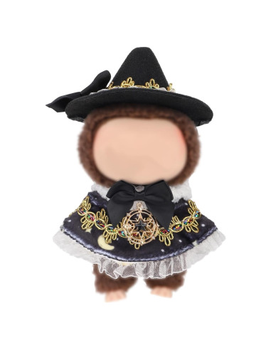 Conjunto de Ropa para Muñecas 17cm Penitue Halloween Negro