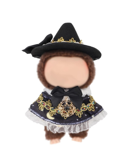 Conjunto de Ropa para Muñecas 17cm Penitue Halloween Negro