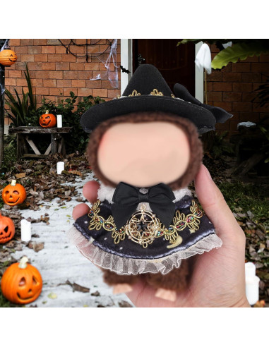 Conjunto de Ropa para Muñecas 17cm Penitue Halloween Negro