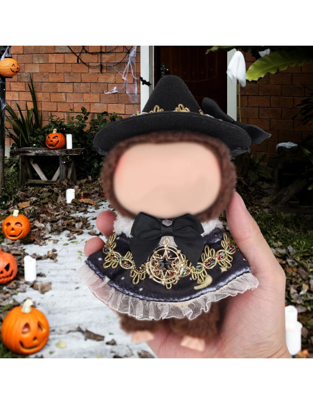 Conjunto de Ropa para Muñecas 17cm Penitue Halloween Negro