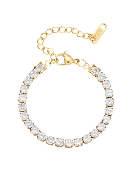 Collar de muñeca BOTVUG 17cm perlas doradas plateadas