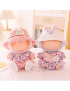 Conjunto Ropa para Muñeca 17cm Xinbalove 5 Piezas Kawaii 2