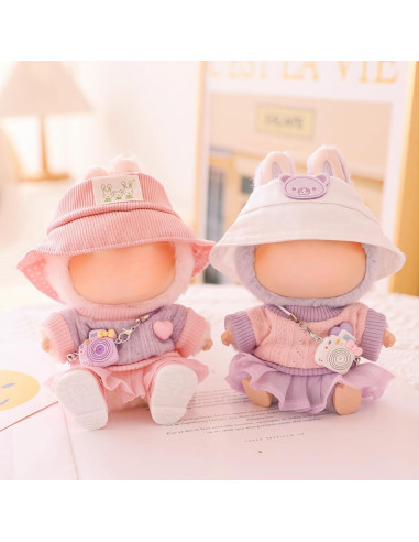 Conjunto Ropa para Muñeca 17cm Xinbalove 5 Piezas Kawaii