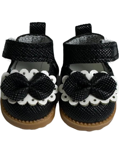 Zapatos de Muñeca Mary Jane QIXINGWISE 17cm Cuero Sintético