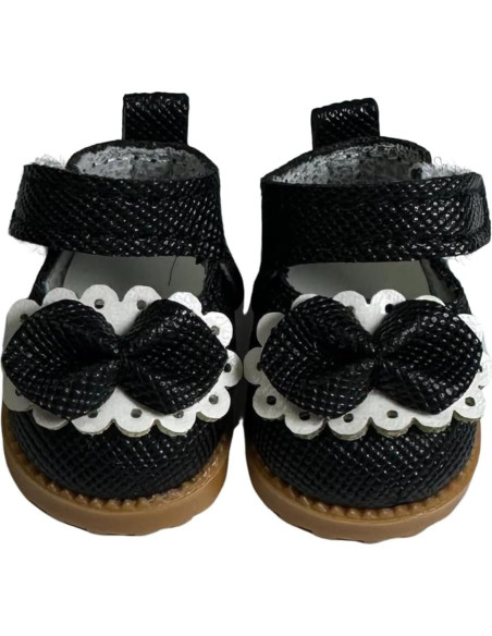 Zapatos de Muñeca Mary Jane QIXINGWISE 17cm Cuero Sintético