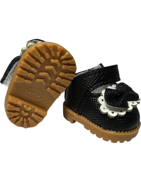 Zapatos de Muñeca Mary Jane QIXINGWISE 17cm Cuero Sintético