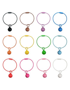 Llavero de acero inoxidable Gredak 15 cm 12 colores con campana