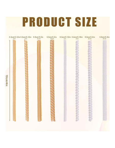 8 Clips de Muñeca de Felpa Sinbana - TPU 10cm Duraderos