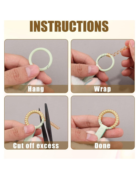 8 Clips de Muñeca de Felpa Sinbana - TPU 10cm Duraderos