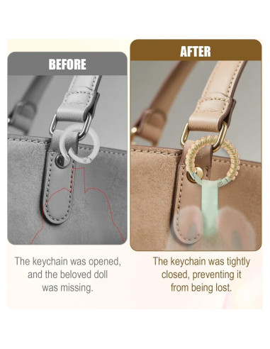 8 Clips de Muñeca de Felpa Sinbana - TPU 10cm Duraderos