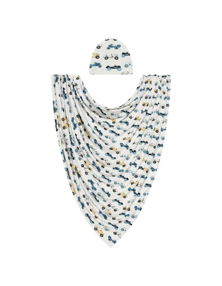 Manta de Envoltura para Bebé Posh Peanut Enzo - 111.76 cm