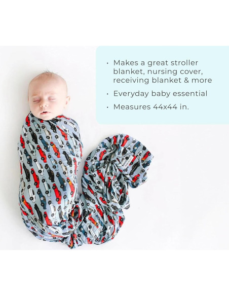 Manta de Envoltura para Bebé Posh Peanut Enzo - 111.76 cm