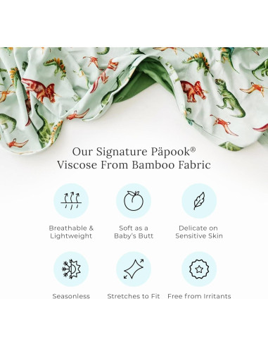 Manta de Envoltura para Bebé Posh Peanut Enzo - 111.76 cm