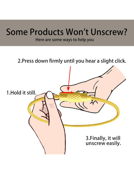 Anillos de Llave de Alambre de Acero GREDAK 36 Piezas 15.24 cm