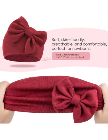 Conjunto de Gorro y Manoplas AQOKKA para Bebés 0-6 Meses