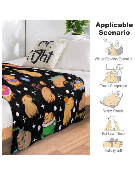 Manta de Franela TOHTWAG 50x40 cm para Niños - Suave y Ligera