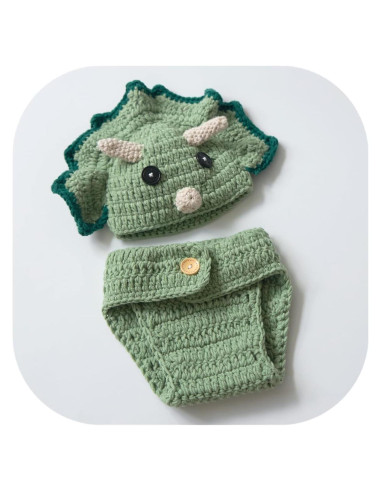 Atuendo de Fotografía para Recién Nacido Vemonllas Dinosaurio