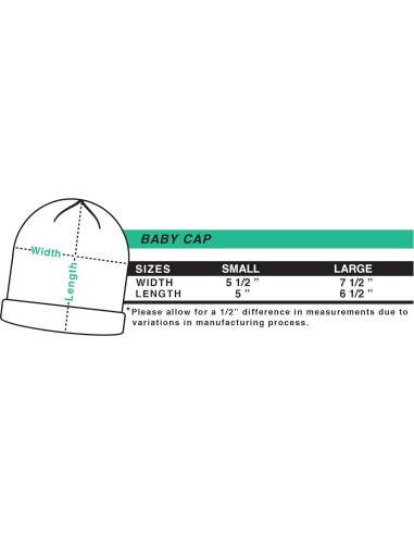 Sombrero Beanie para Bebé InkTatastic Dinosaurio Negro