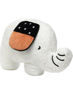 Almohada de Elefante Plush Lambs & Ivy Blanca 38.1x26.7 cm 2