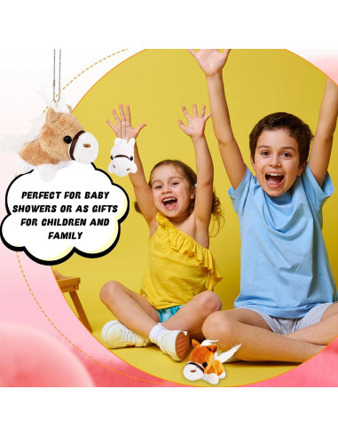 16 Mini Caballos de Peluche Flahard 8.13 cm para Fiesta