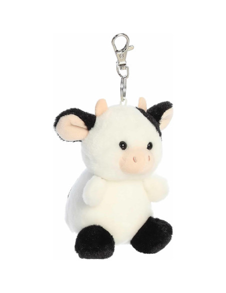 Peluche Clip-On Aurora Sweetie Cow 10 cm - Ideal para Niños y Adultos Peluche Clip-On Aurora Sweetie Cow 10 cm - Ideal para Niños y Adultos