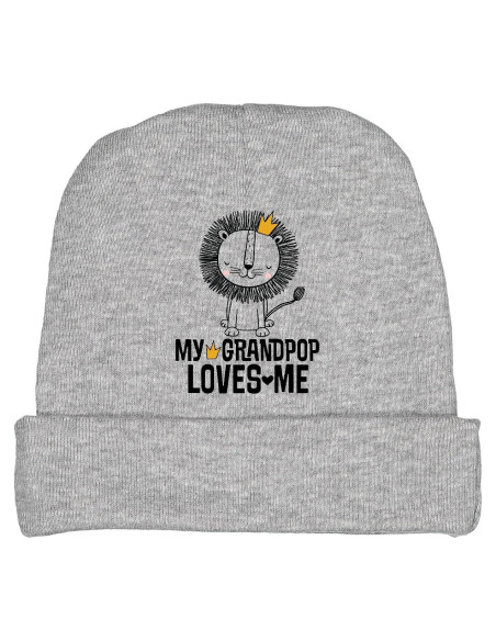 Gorra Beanie para Bebé Inktastic Mi Abuelo Me Quiere León