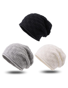 Gorro de Algodón para Bebé Zsedrut 0-8 Años 3 Piezas