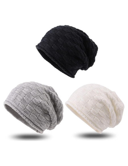 Gorro de Algodón para Bebé Zsedrut 0-8 Años 3 Piezas