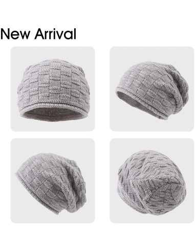 Gorro de Algodón para Bebé Zsedrut 0-8 Años 3 Piezas