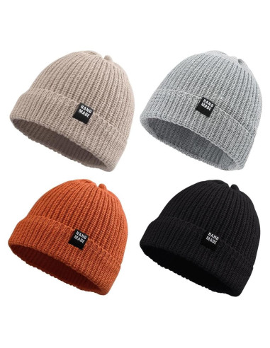 Gorro de Bebé Tejido JANGANNSA Invierno 0-5 Años Algodón