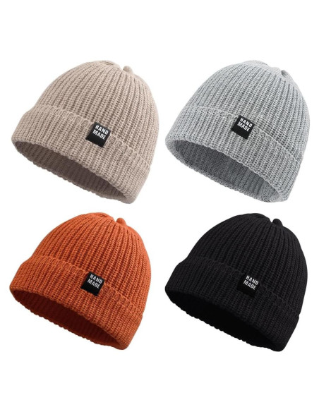 Gorro de Bebé Tejido JANGANNSA Invierno 0-5 Años Algodón