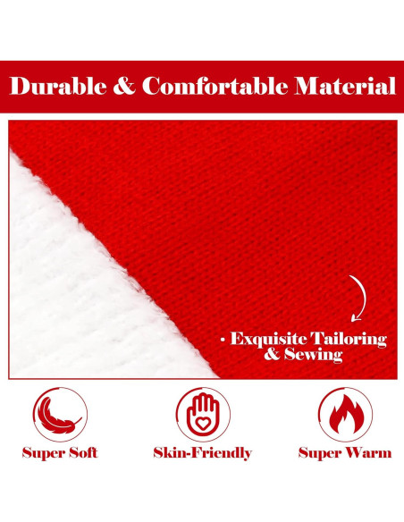 Sombrero de Santa para Bebé Rojo y Blanco - 6 a 24 Meses