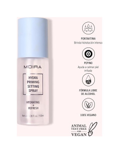 Spray Fijador Hidratante MOIRA 100 ml con Aloe Vera y Pepino 2