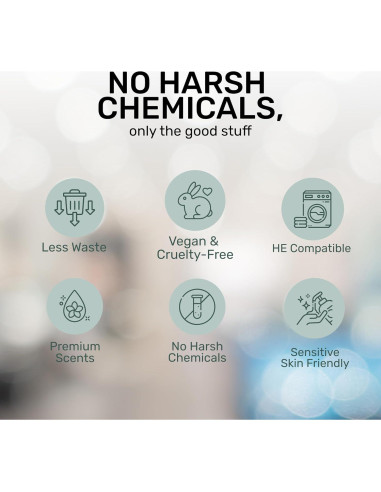 Hojas de Detergente para Ropa FREY - Aroma a Cedro - 60 Hojas