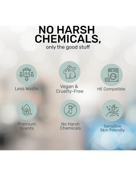 Hojas de Detergente para Ropa FREY - Aroma a Cedro - 60 Hojas