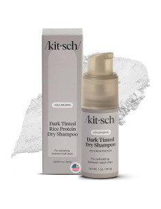 Champú Seco Voluminizador Kitsch 28g - Sin Residuos, Tinte Oscuro