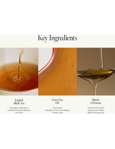 Esencia Capilar Nutritiva Welcos Té Negro 50ml - Brillo y Fuerza