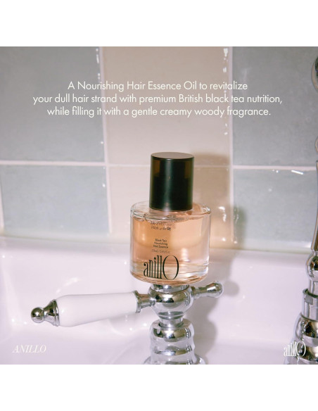Esencia Capilar Nutritiva Welcos Té Negro 50ml - Brillo y Fuerza