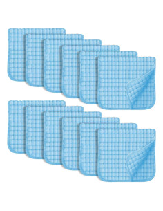 Paquete de 12 Paños de Muselina DOLPHIN DULCE 100% Algodón 50x25cm