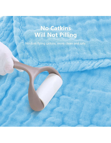 Paquete de 12 Paños de Muselina DOLPHIN DULCE 100% Algodón 50x25cm