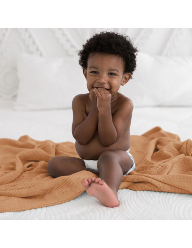 Manta Celular para Bebé Asombroso Bebé 112x112 cm Algodón