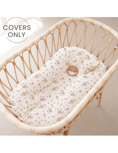 Cubierta para Lounger de Bebé Konssy 2 Pack 100% Algodón Rosa