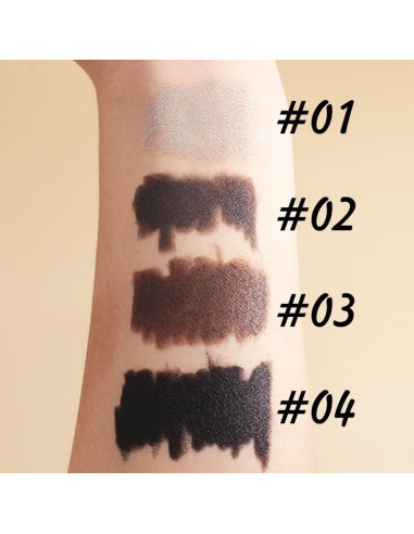 Delineador de Ojos Negro Goth BANGFENG 2 Pcs Impermeable