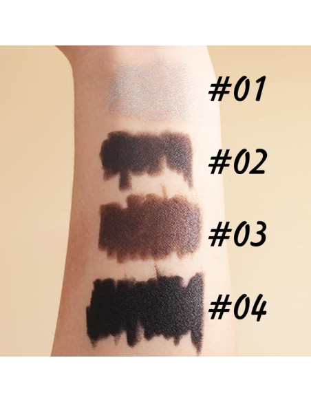 Delineador de Ojos Negro Goth BANGFENG 2 Pcs Impermeable