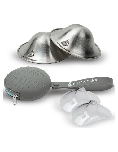 Kit de Lactancia con Copas de Plata y Escudos de Silicona