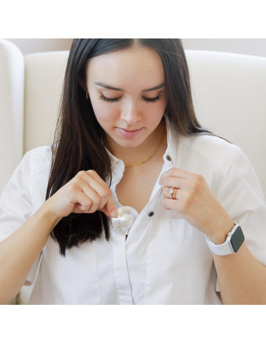 Kit de Lactancia con Copas de Plata y Escudos de Silicona