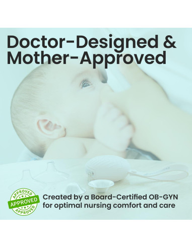 Kit de Lactancia con Copas de Plata y Escudos de Silicona