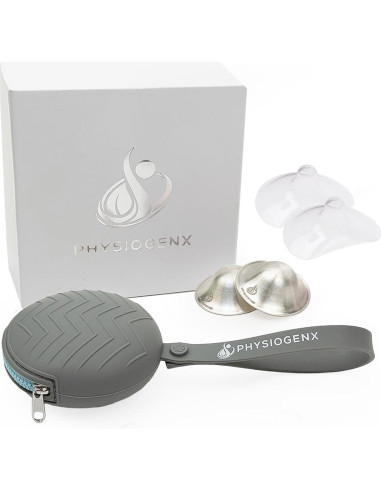 Kit de Lactancia con Copas de Plata y Escudos de Silicona