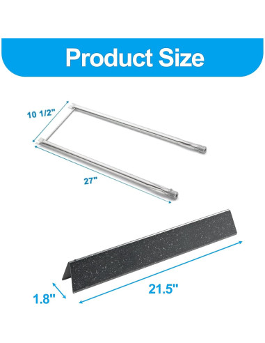 Kit de Piezas de Repuesto SafBbcue para Parrilla Weber Spirit 200/500