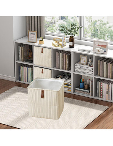 Cubo de Almacenamiento SXLZY 30.48x30.48 cm Tela Plegable